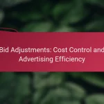 Bid Adjustments: Cost Control and Advertising Efficiency