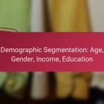 Demographic Segmentation: Age, Gender, Income, Education
