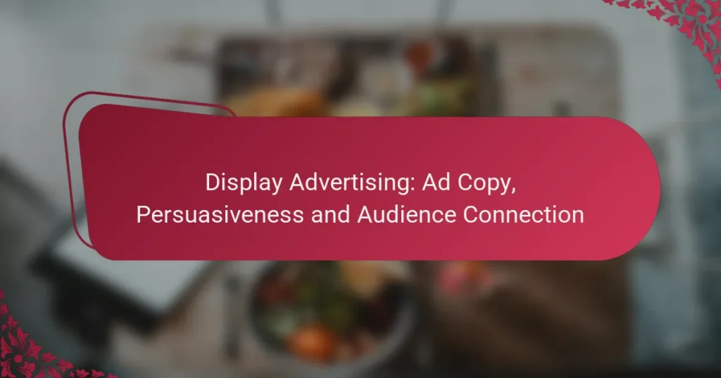 Display Advertising: Ad Copy, Persuasiveness and Audience Connection