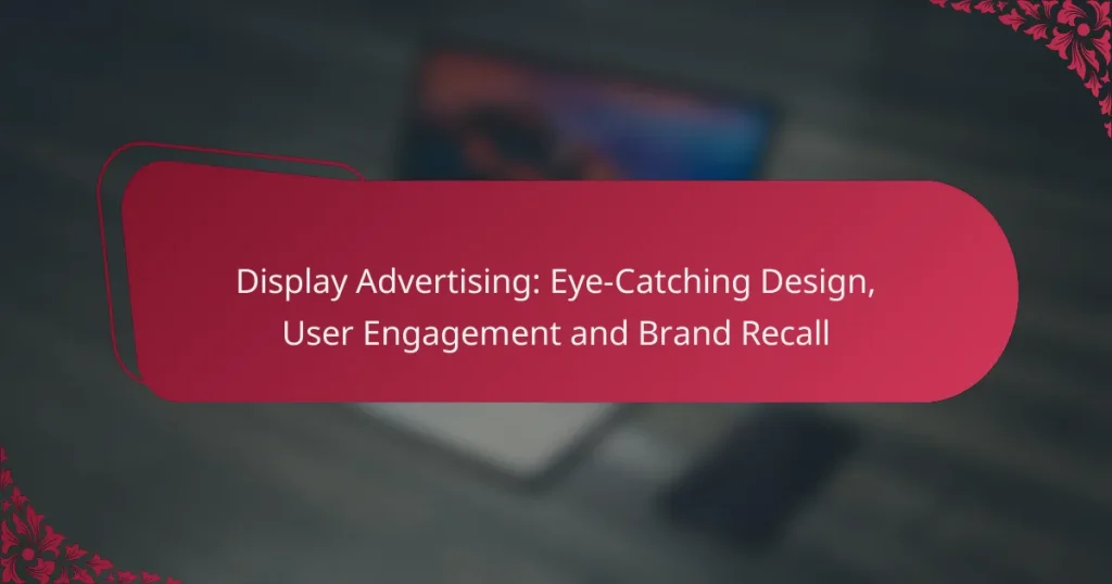 Display Advertising: Eye-Catching Design, User Engagement and Brand Recall