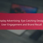 Display Advertising: Eye-Catching Design, User Engagement and Brand Recall