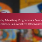 Display Advertising: Programmatic Solutions, Efficiency Gains and Cost-Effectiveness