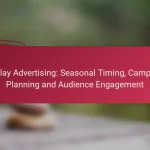 Display Advertising: Seasonal Timing, Campaign Planning and Audience Engagement