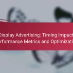 Display Advertising: Timing Impact, Performance Metrics and Optimization