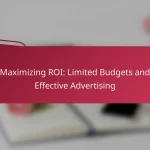 Maximizing ROI: Limited Budgets and Effective Advertising