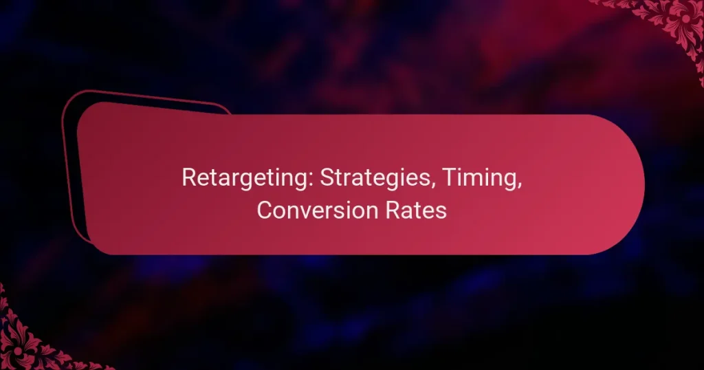Retargeting: Strategies, Timing, Conversion Rates